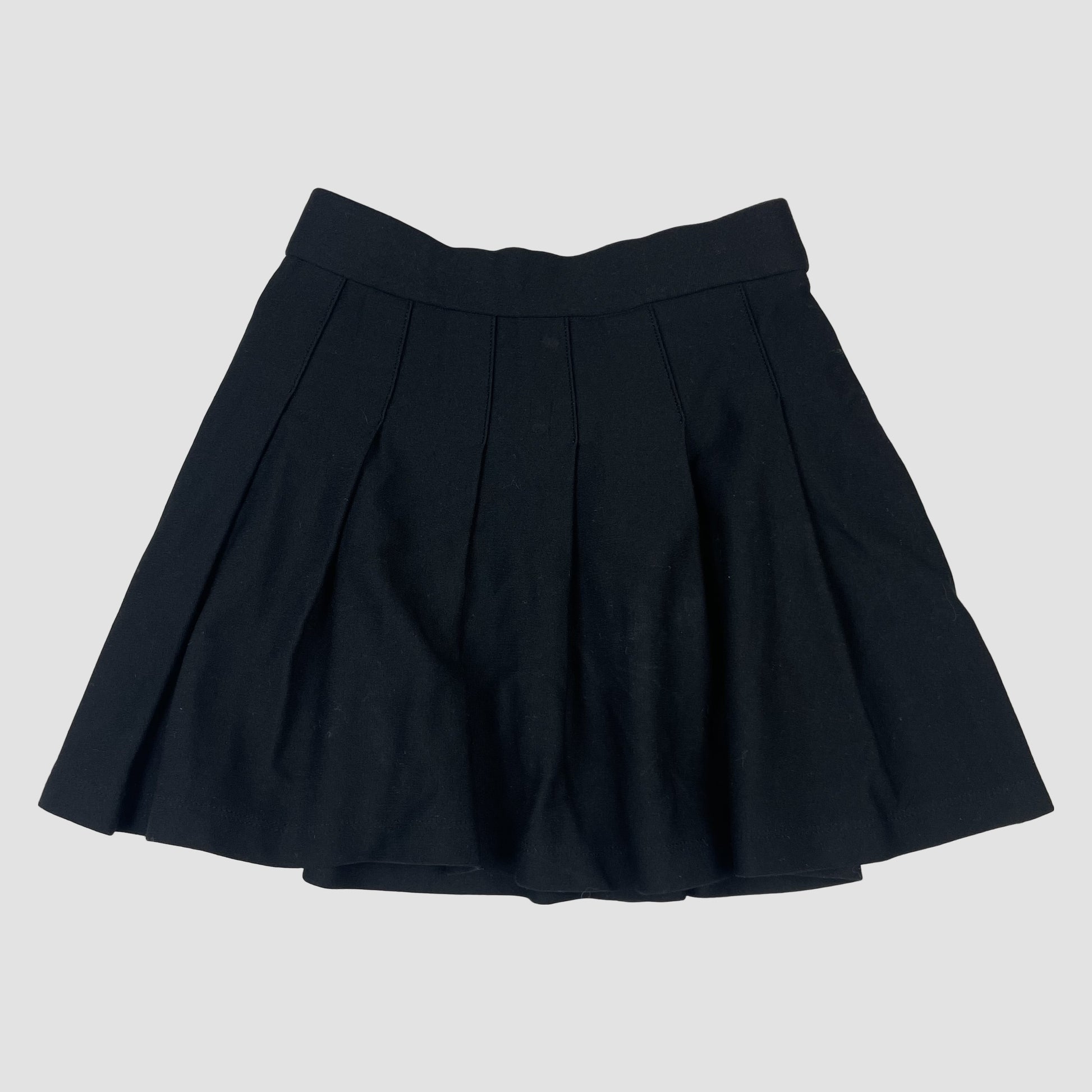 Schwarzer Faltenrock von Zara, Größe 122 – front
