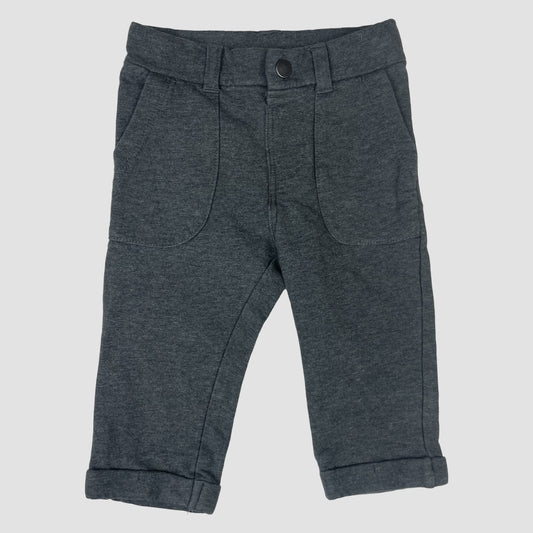 Graue Baby-Jerseyhose mit Taschen von name it, Größe 62 – front