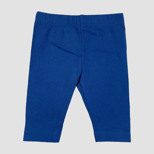 Blaue Baby-Leggings John Lewis Newborn – front