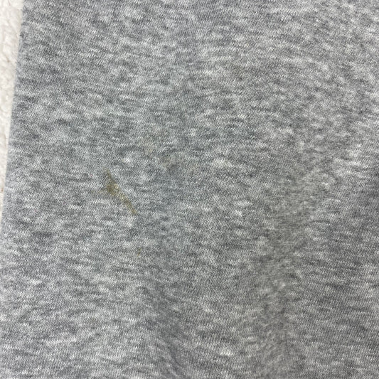 Graue adidas Kinder-Jogginghose aus Sweat, Größe 140, mit Logo – detail