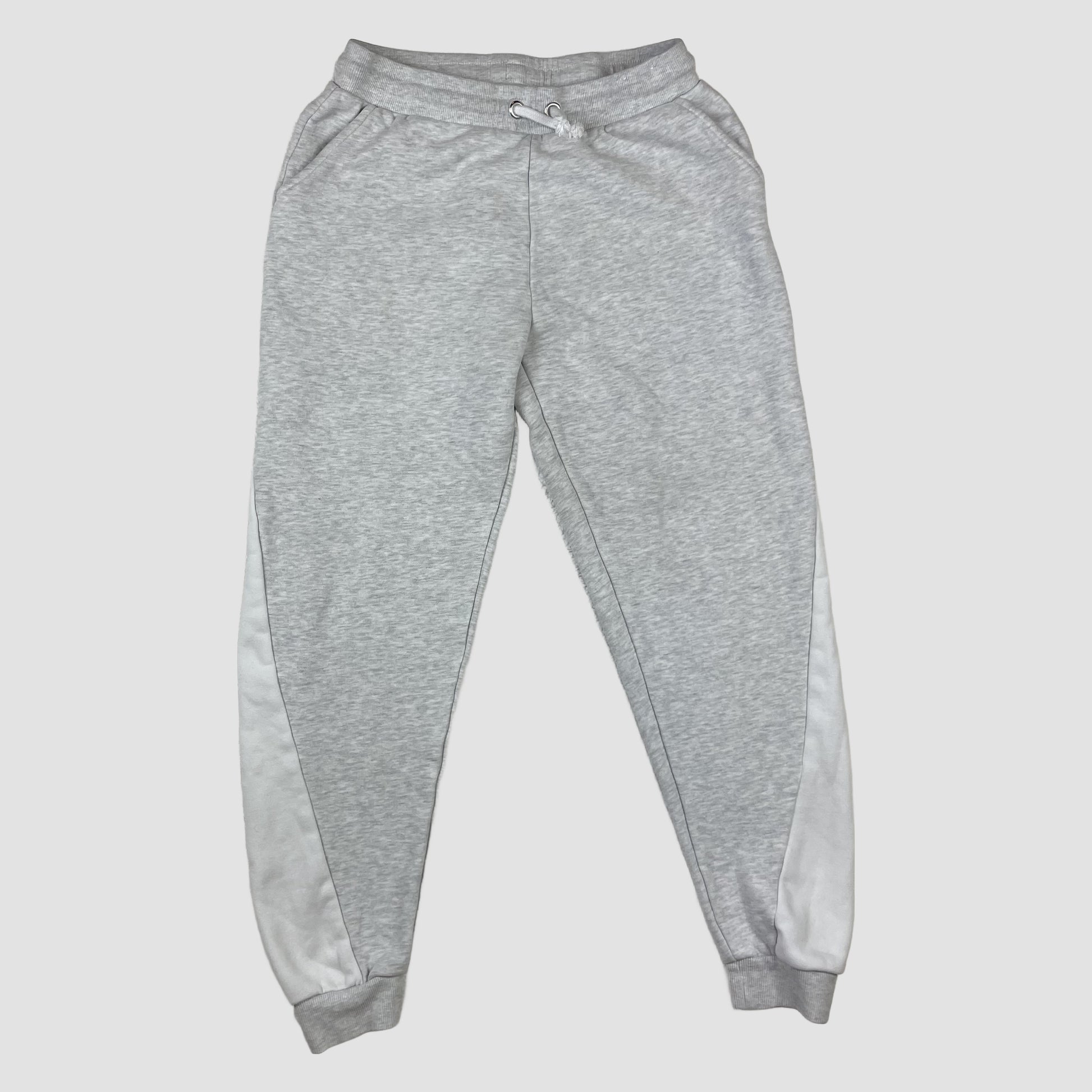 Graue Jogginghose mit weißen Seitenstreifen von George, Größe 13–14 Jahre (158–164) – front