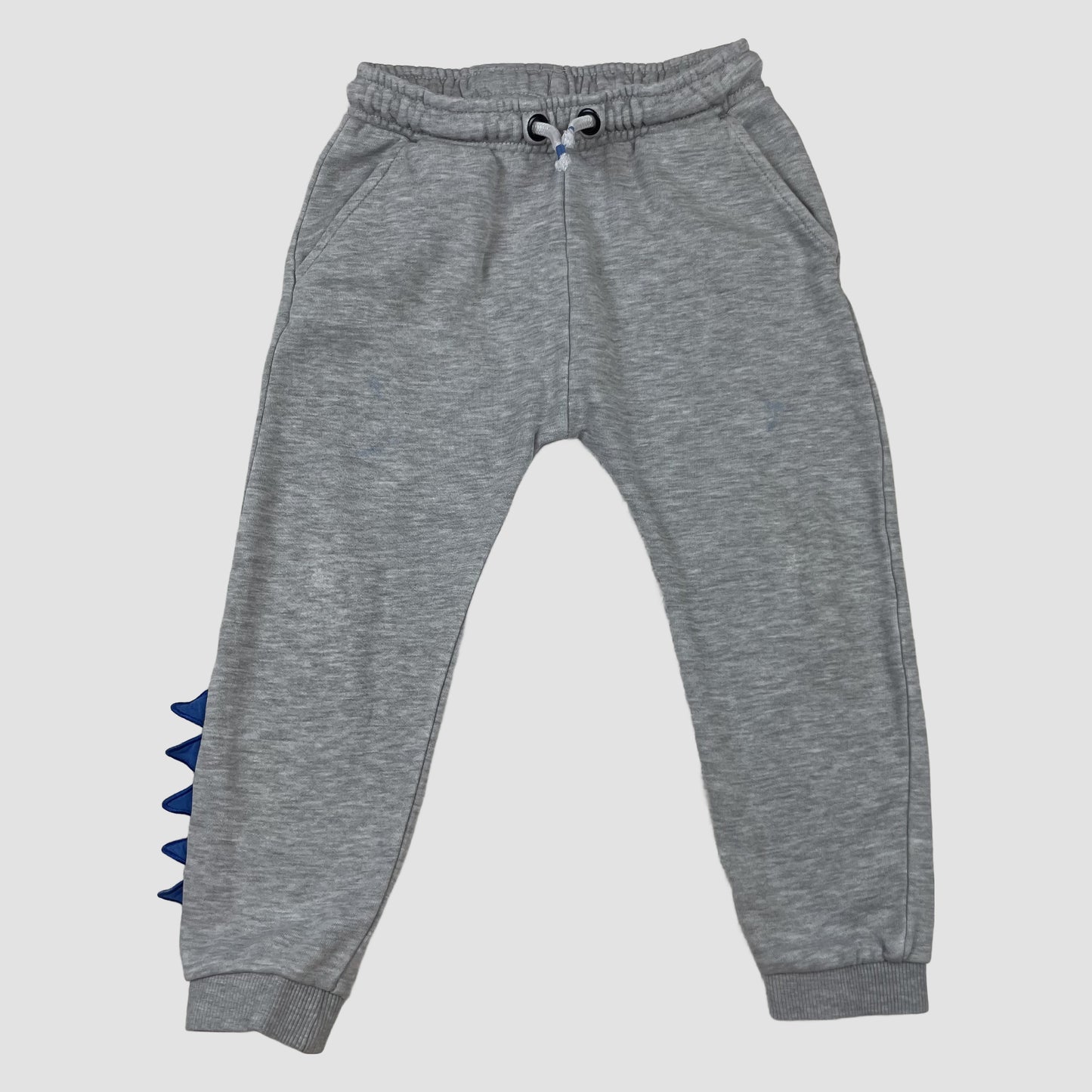 Graue Jogginghose mit Dino-Stacheln von George, Größe 3–4 Jahre – front
