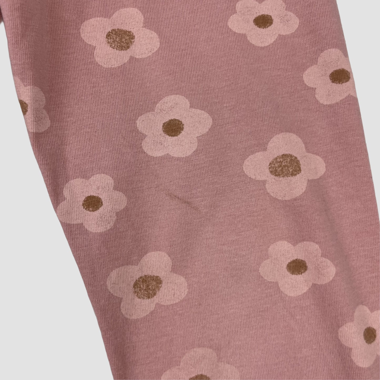 Rosa Leggings mit Blumenmuster von George, Größe 5–6 Jahre – detail