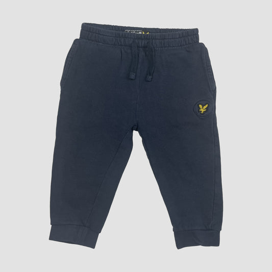Dunkelblaue Lyle & Scott Junior Jogginghose, Größe 24M – front