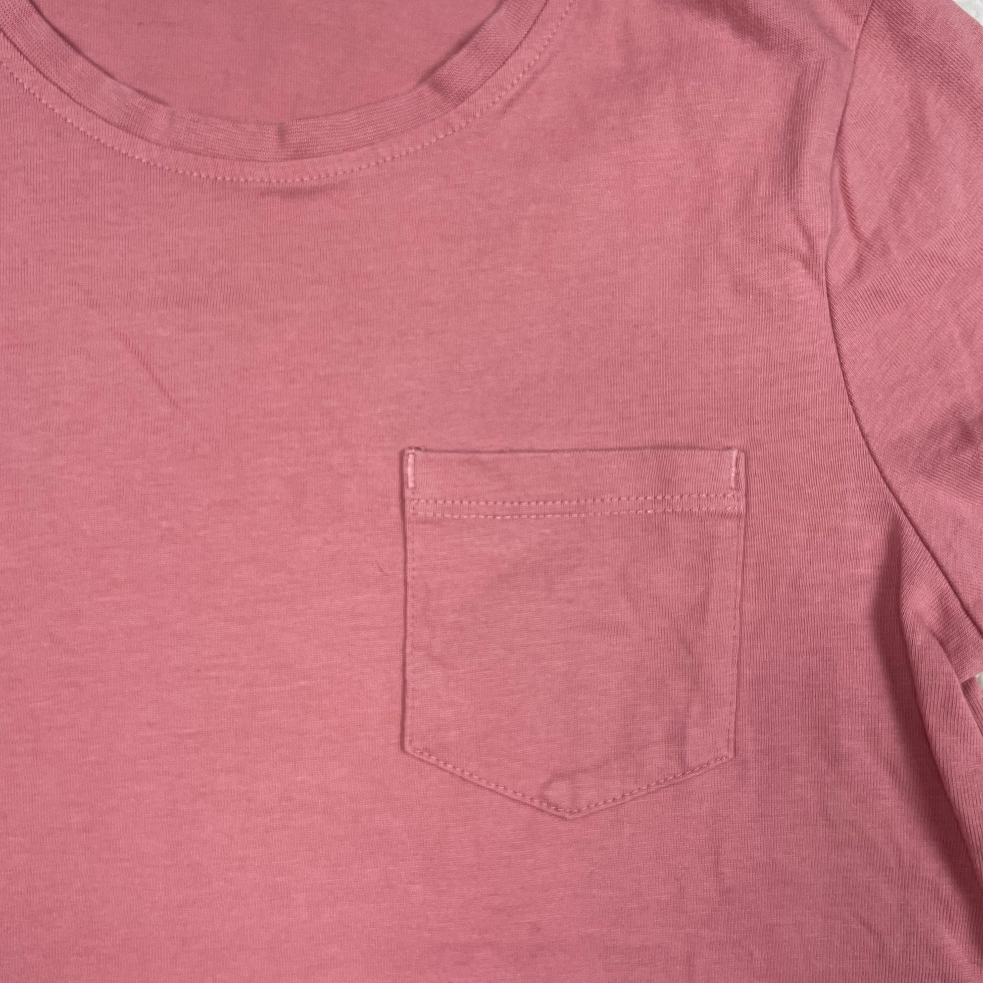 Rosa T-Shirt von George mit Brusttasche, Größe 9–10 Jahre (135–140 cm) – detail