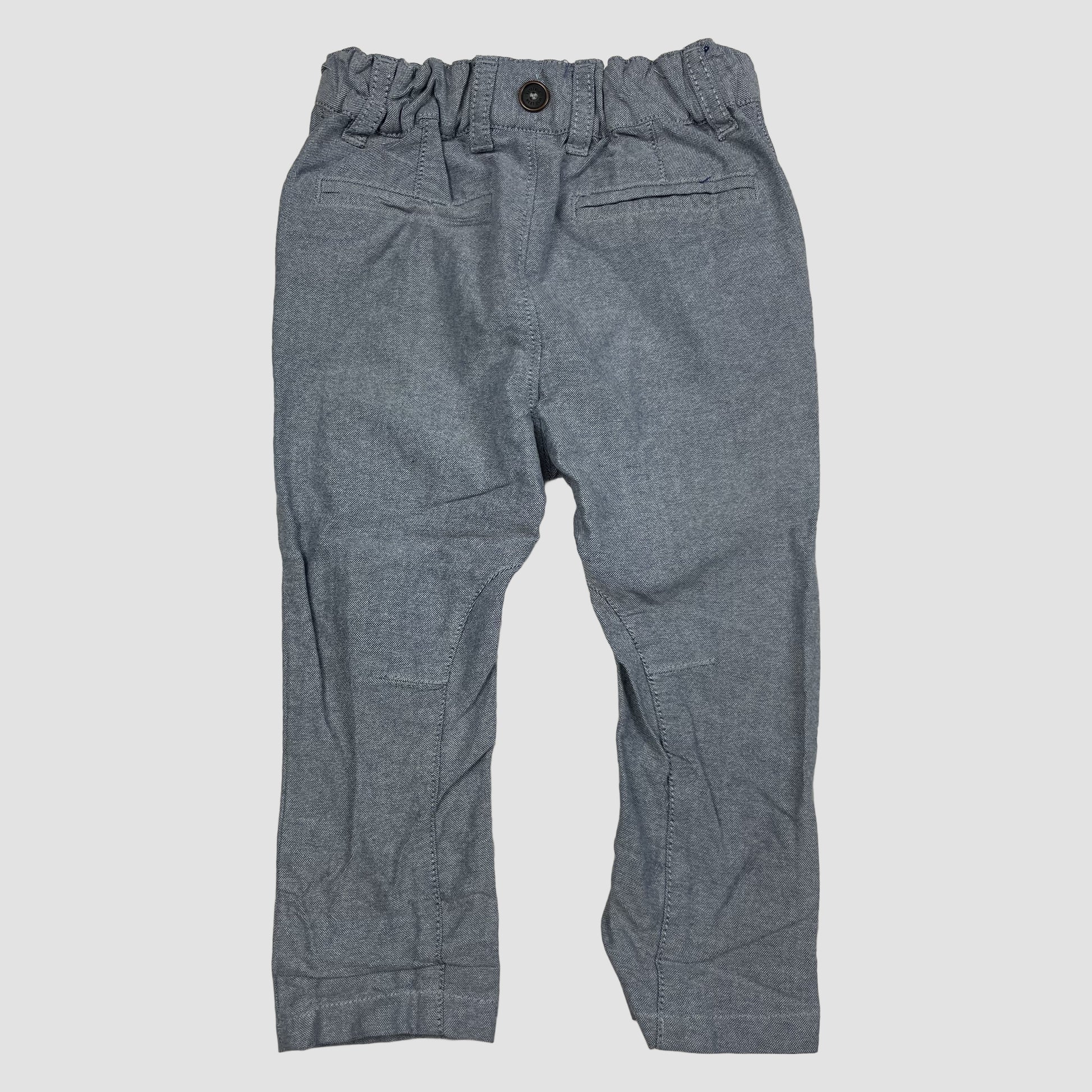 Graue Babyhose aus Baumwolle von Next, Größe 80 (9–12 Monate) 4