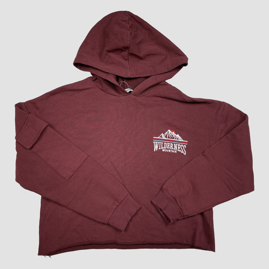 Brauner Kapuzenpullover George Wilderness Mountain, Größe 10–12 Jahre – front