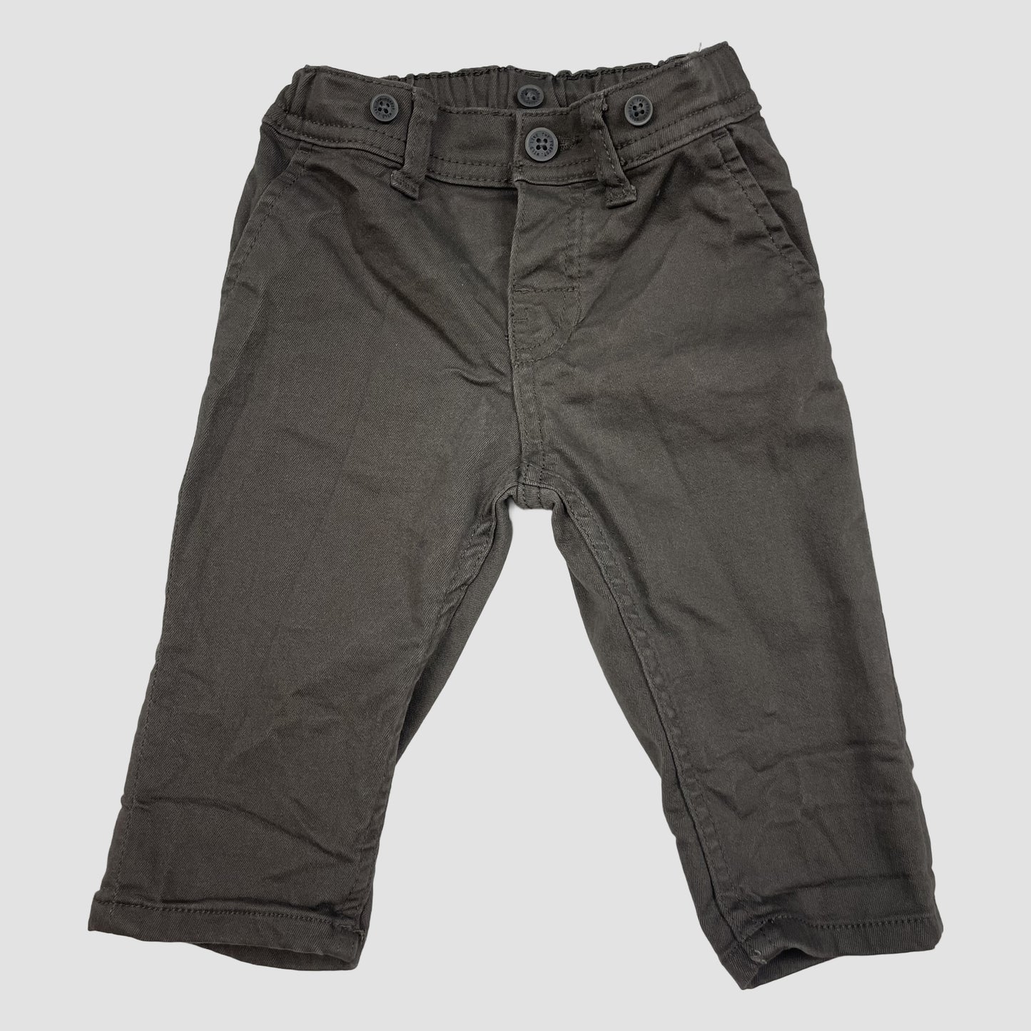 Khakibraune Babyhose von H&M, Größe 74