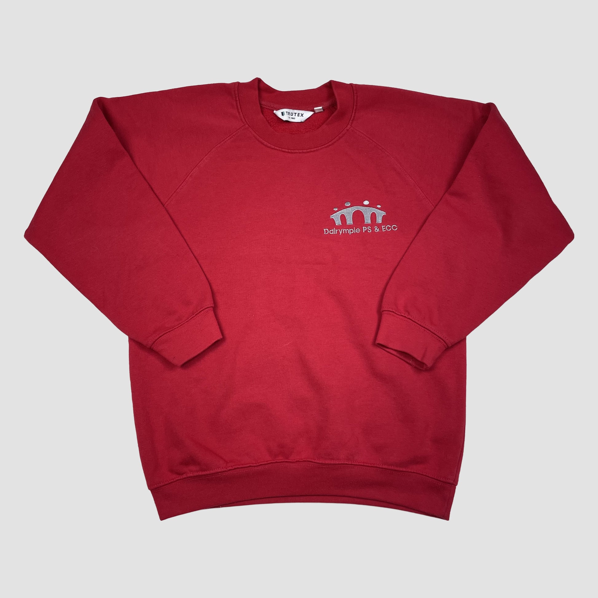 Rotes Trutex Sweatshirt mit Logo, Größe 9–10 Jahre – front