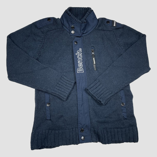 Dunkelblaue Bench Strickjacke, 9–10 Jahre