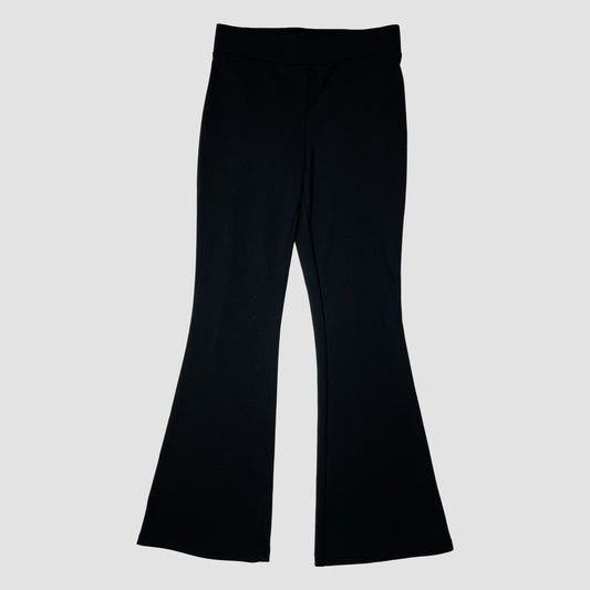 Schwarze Kinder-Flare-Hose, Größe 134 (ca. 9 Jahre) – front