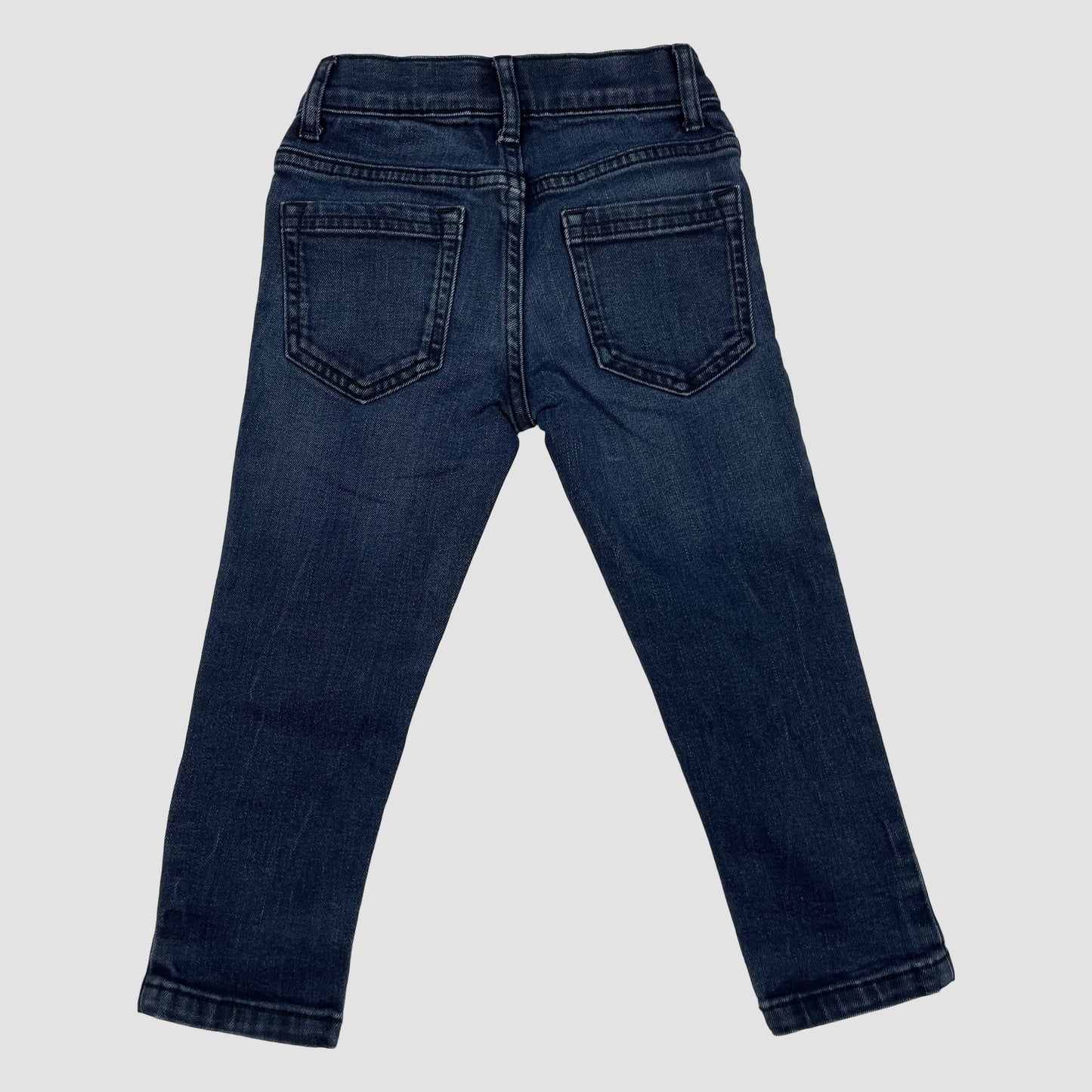 Dunkelblaue Kinderjeans Straight Fit, Größe 98 (3 Jahre), von Tu – back