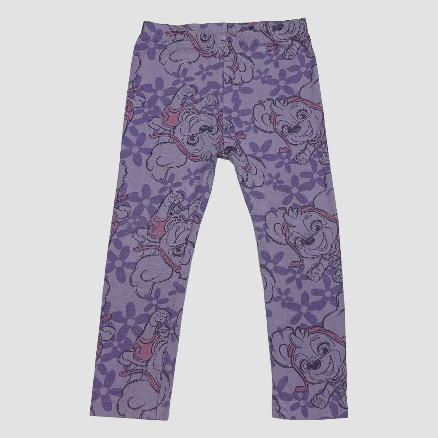 Lila Leggings mit Paw-Patrol-Motiv, Größe 98 – front