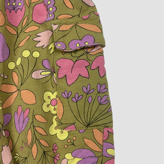 Florale grüne Baby-Hose mit elastischem Bund, Größe 12–18 Monate von Next – detail