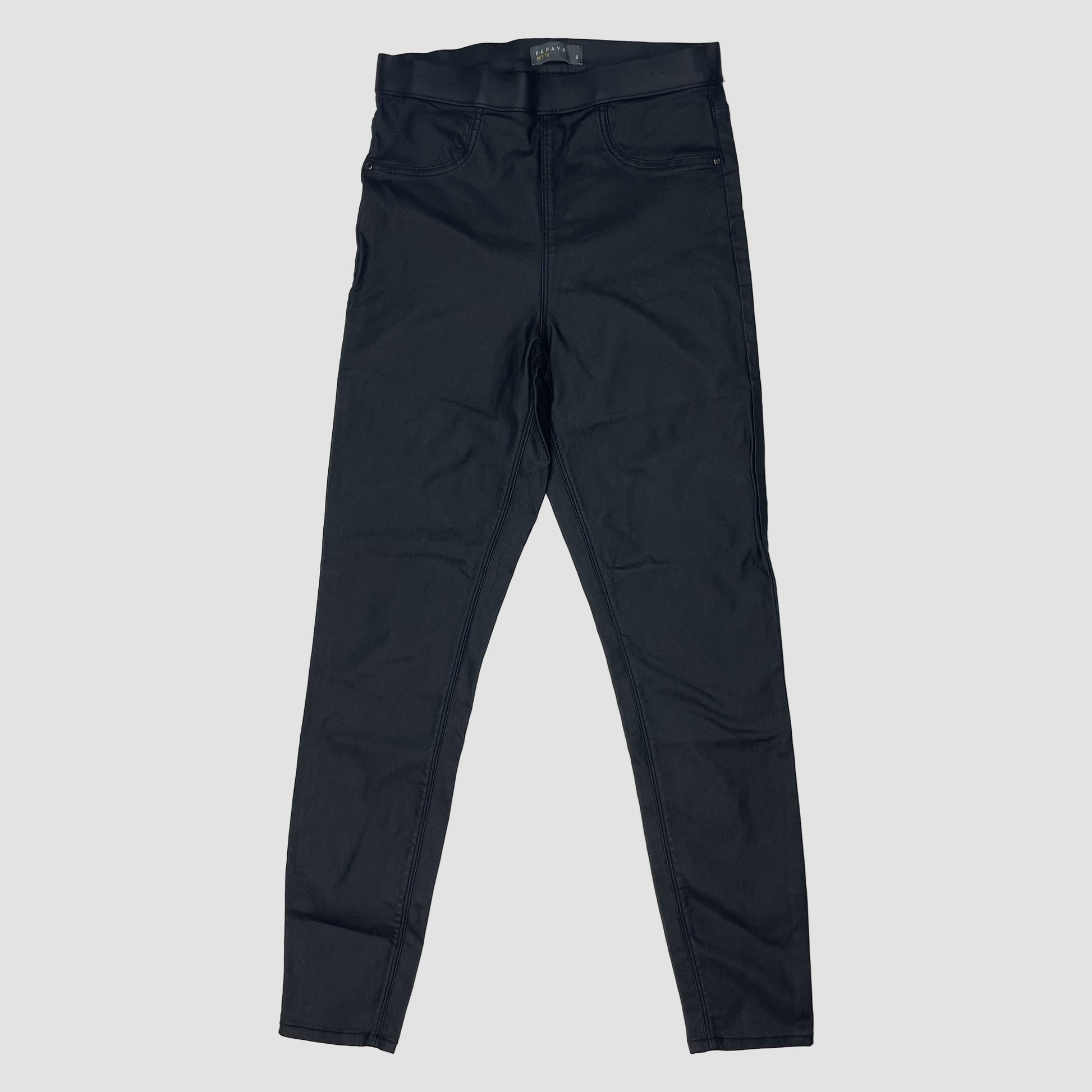 Schwarze Leggings in Größe 6 von Papaya Petite