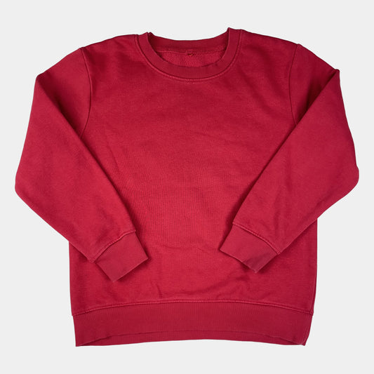 Rotes Kinder-Sweatshirt, Größe 8–9 Jahre – front
