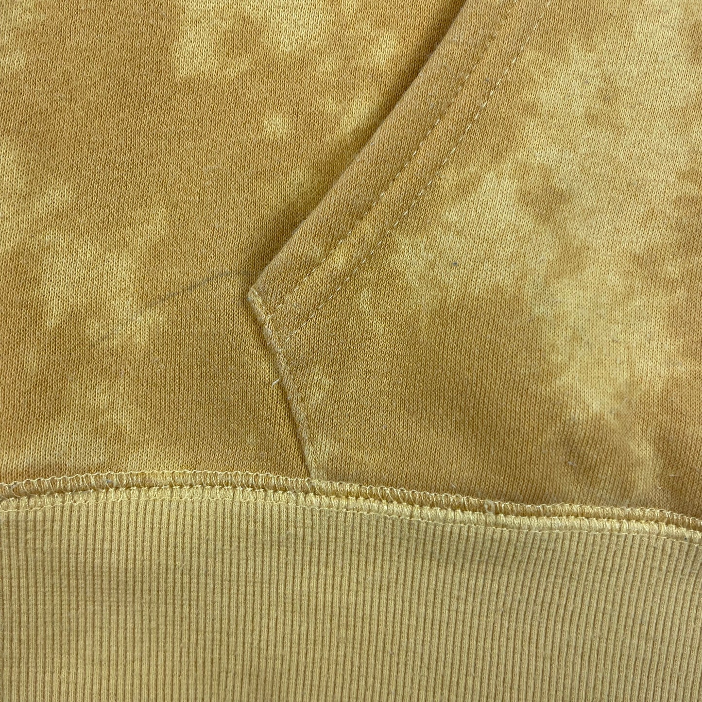 Gelber Kinder-Kapuzenpullover mit Golden State Warriors Logo, Größe 7 – pocket