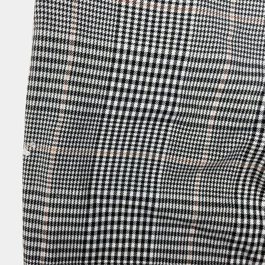 Graue karierte Kinderhose mit Schleife, Größe 104, von H&M – detail