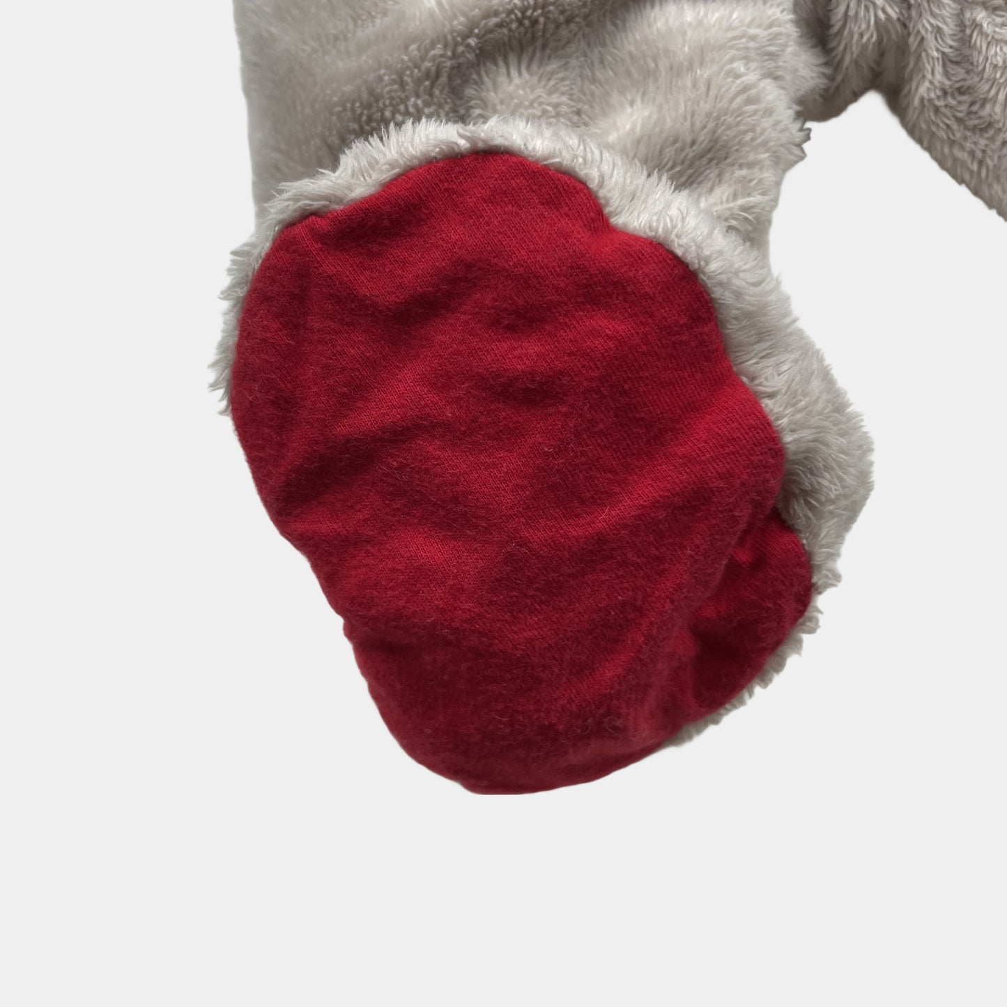 Grauer Rentier-Fleece-Overall mit Kapuze für Babys, Größe 0–3 Monate von early days – detail