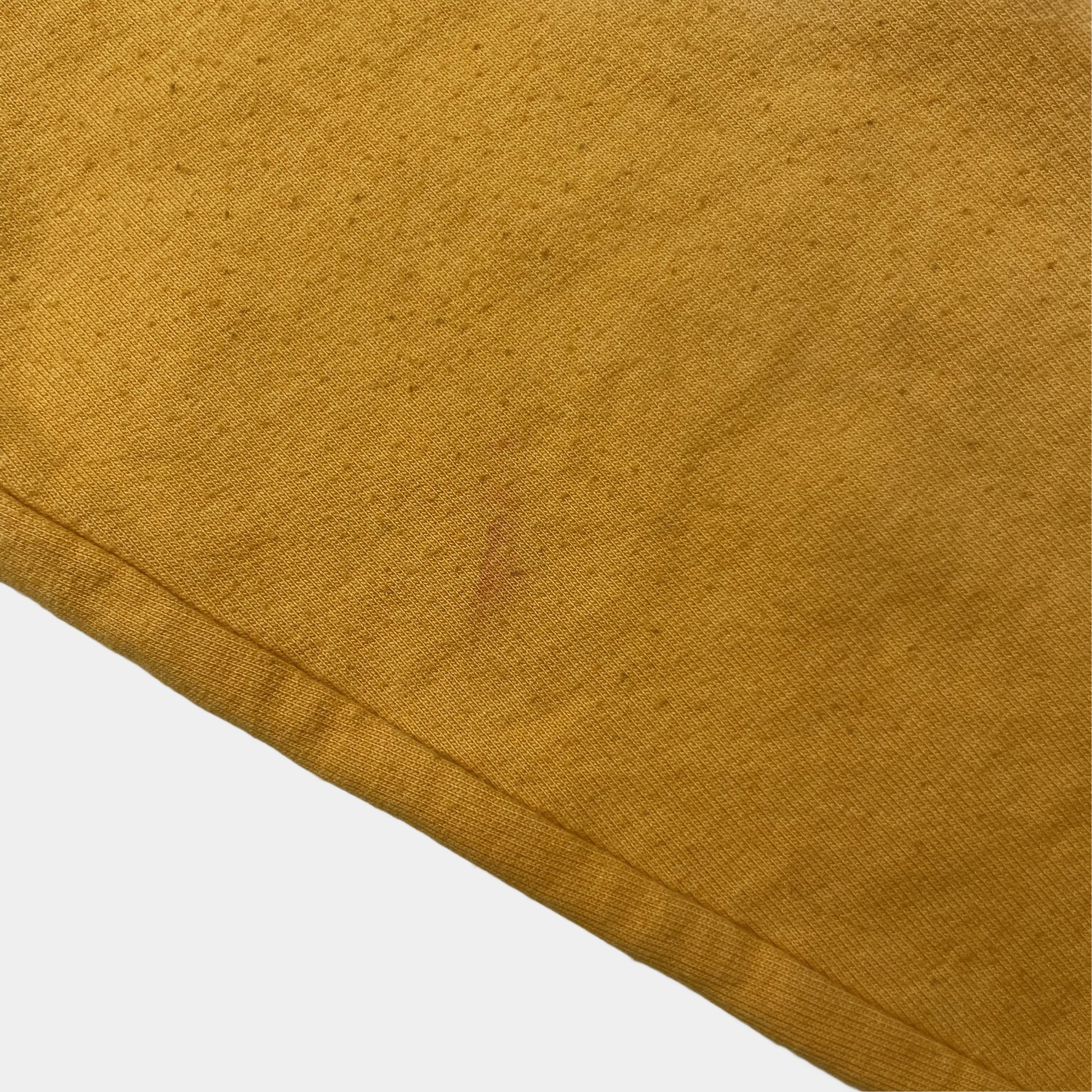 Gelbes Kinder-Sweatshirt mit LIMITLESS-Print und weißem Saumeinsatz, Größe 11–12 Jahre – detail