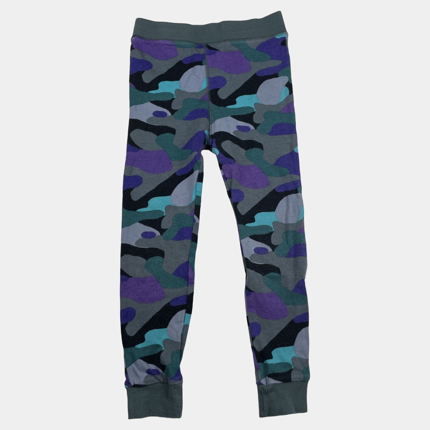 Bunte Baumwoll-Leggings mit Camouflage-Muster für Kinder, Größe 5–6 Jahre – front