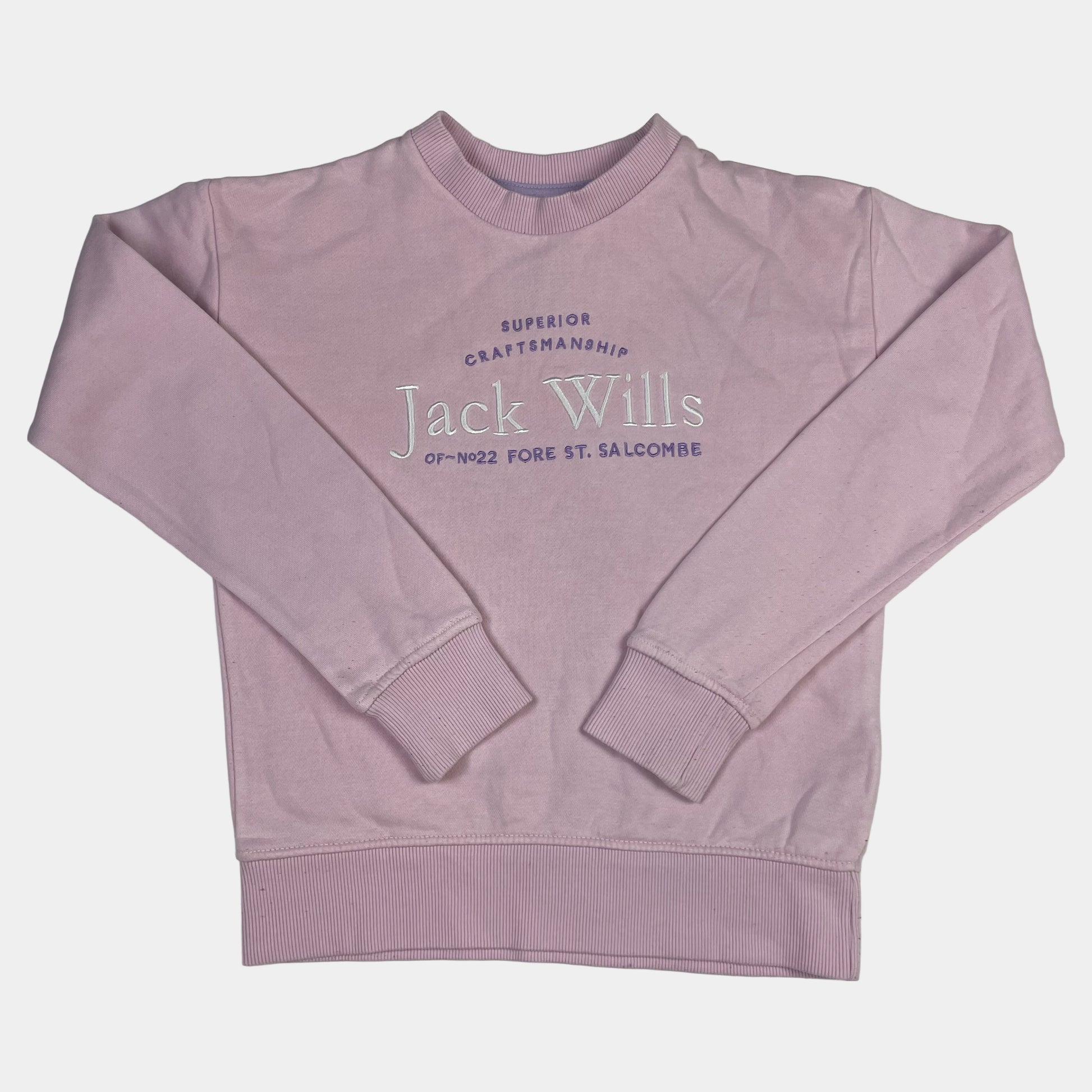 Rosa Sweatshirt mit Logo-Aufdruck – front