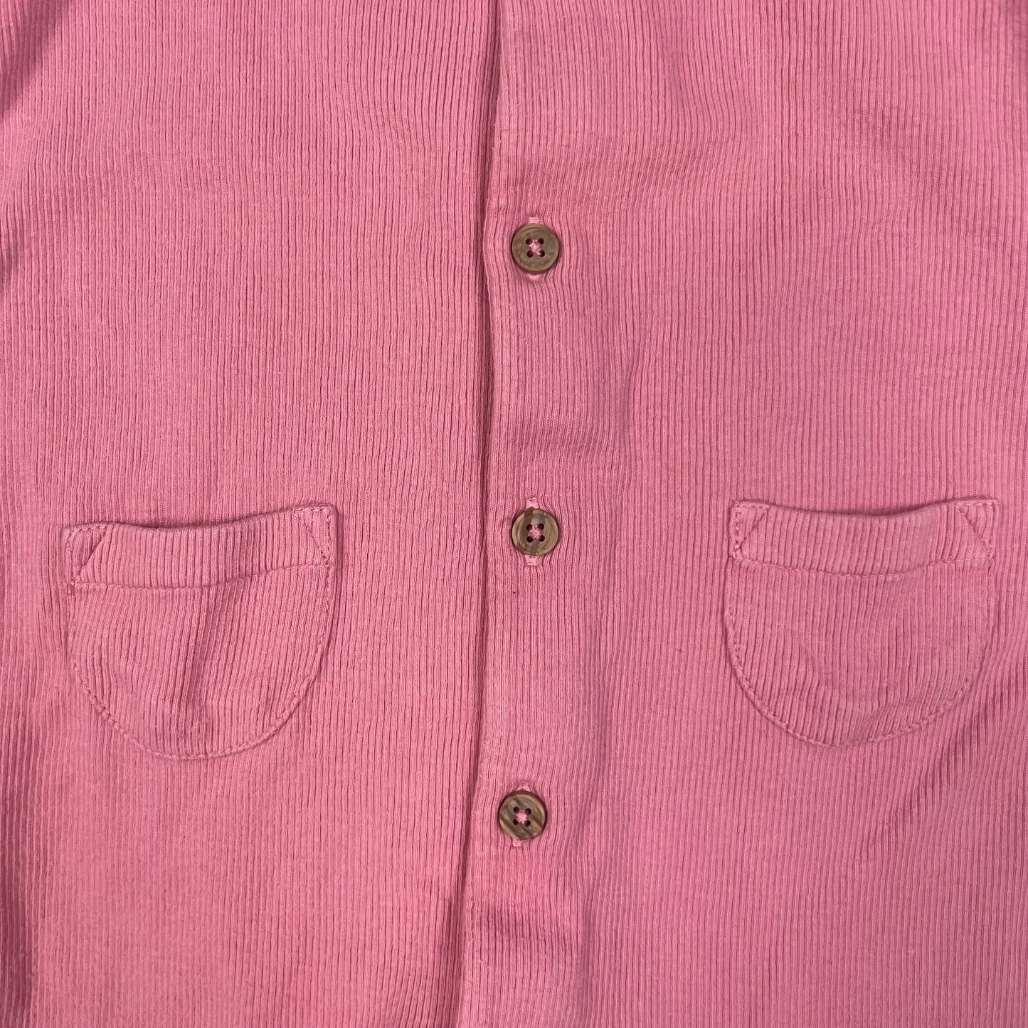 Rosa ärmelloser Overall mit Knopfleiste von M&S