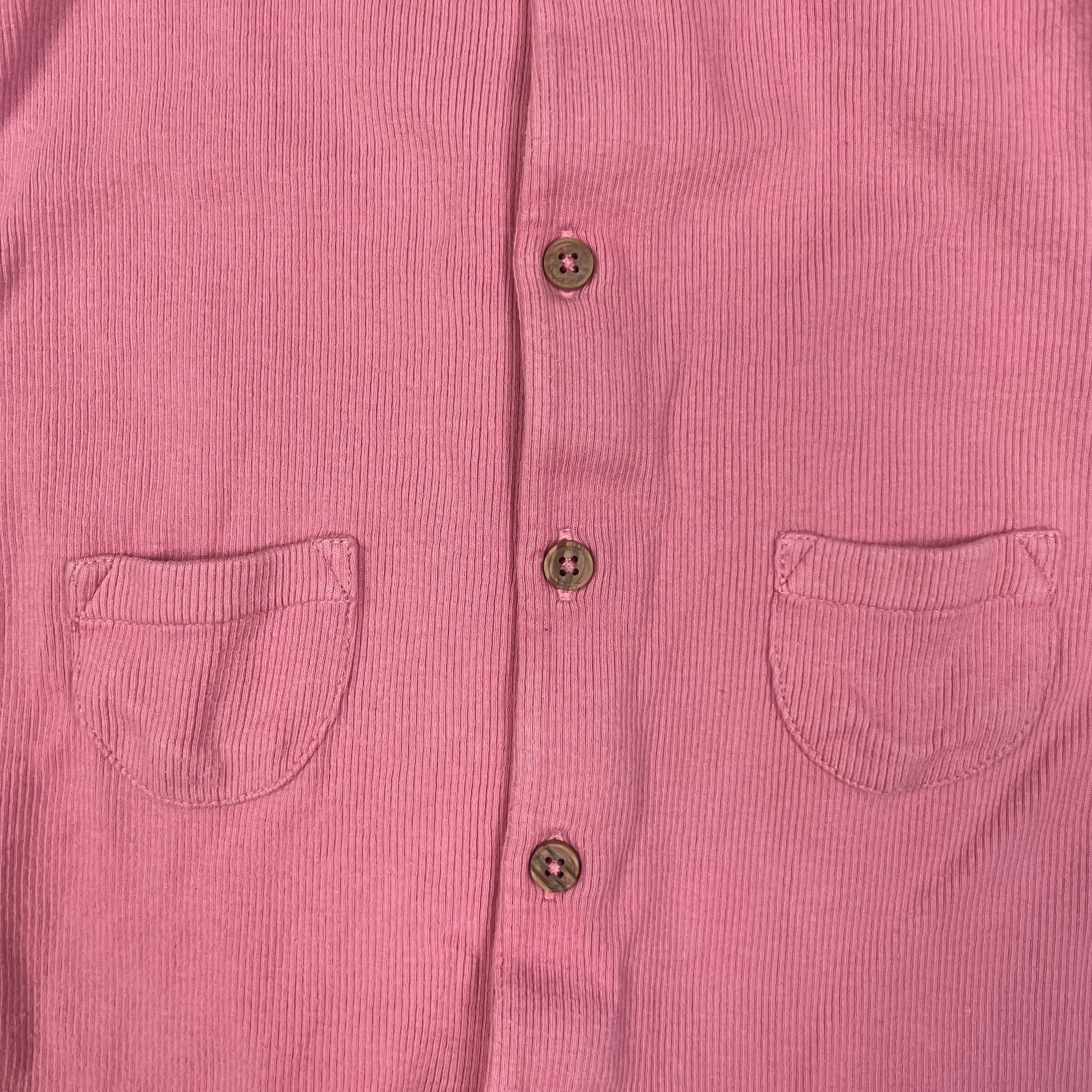 Rosa ärmelloser Overall mit Knopfleiste von M&S