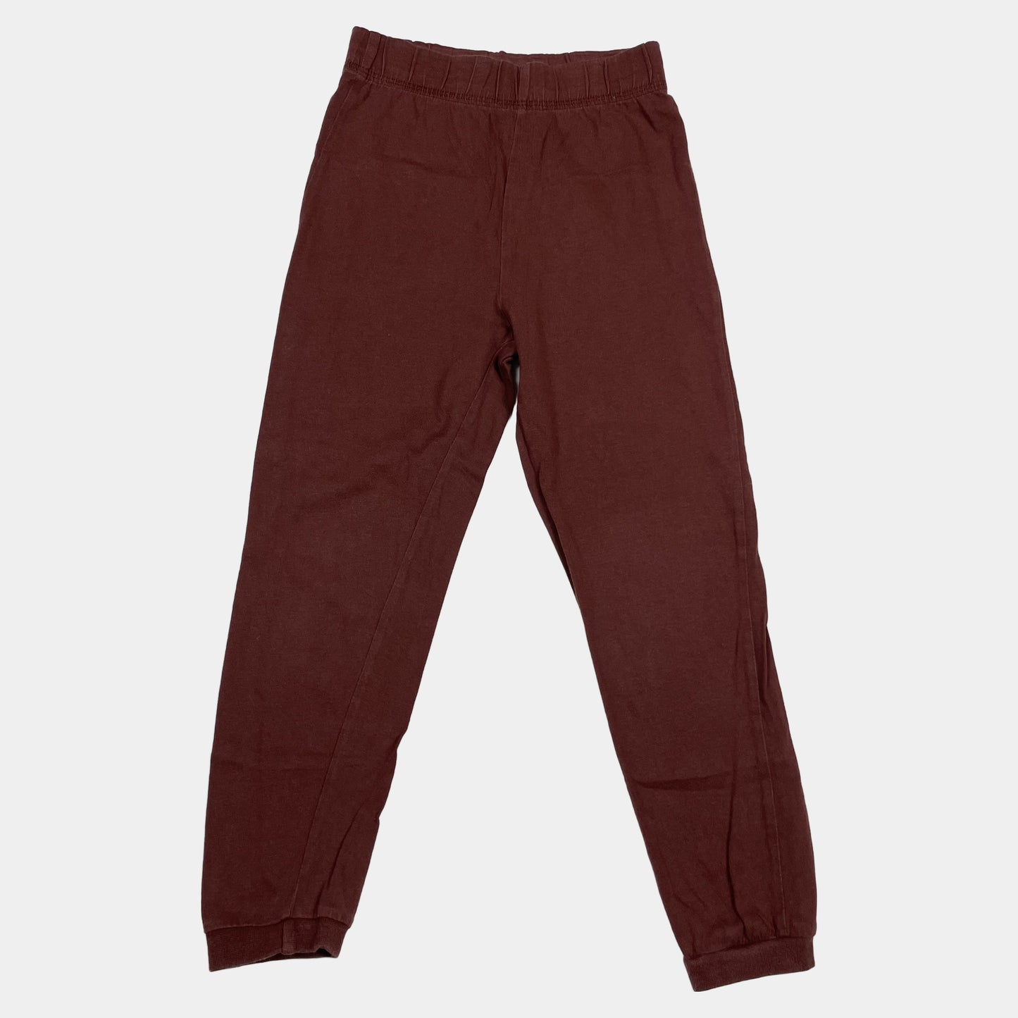 Braune Hose mit elastischem Bund – front