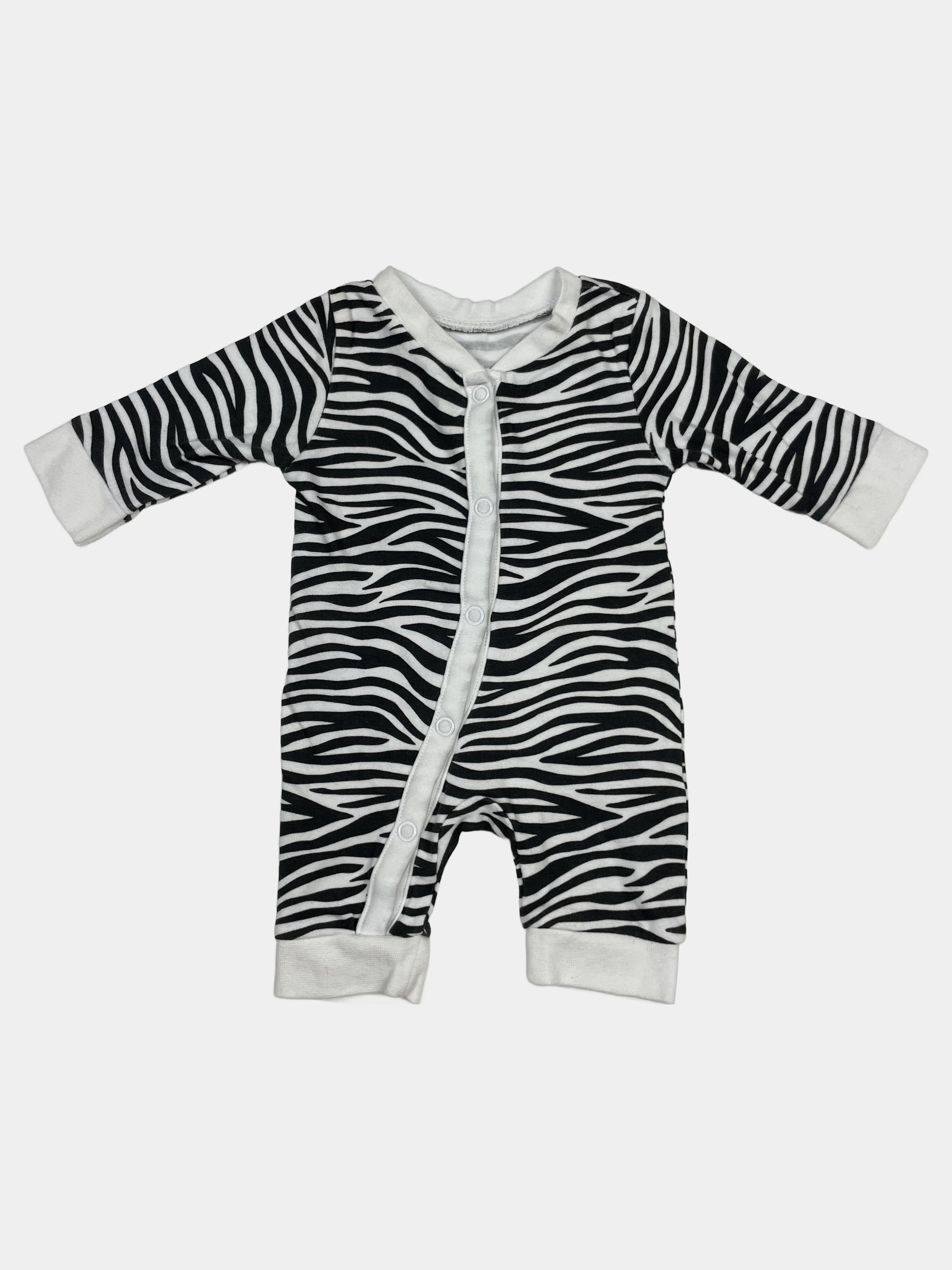 Zebra Overall mit Druckknöpfen von George – front