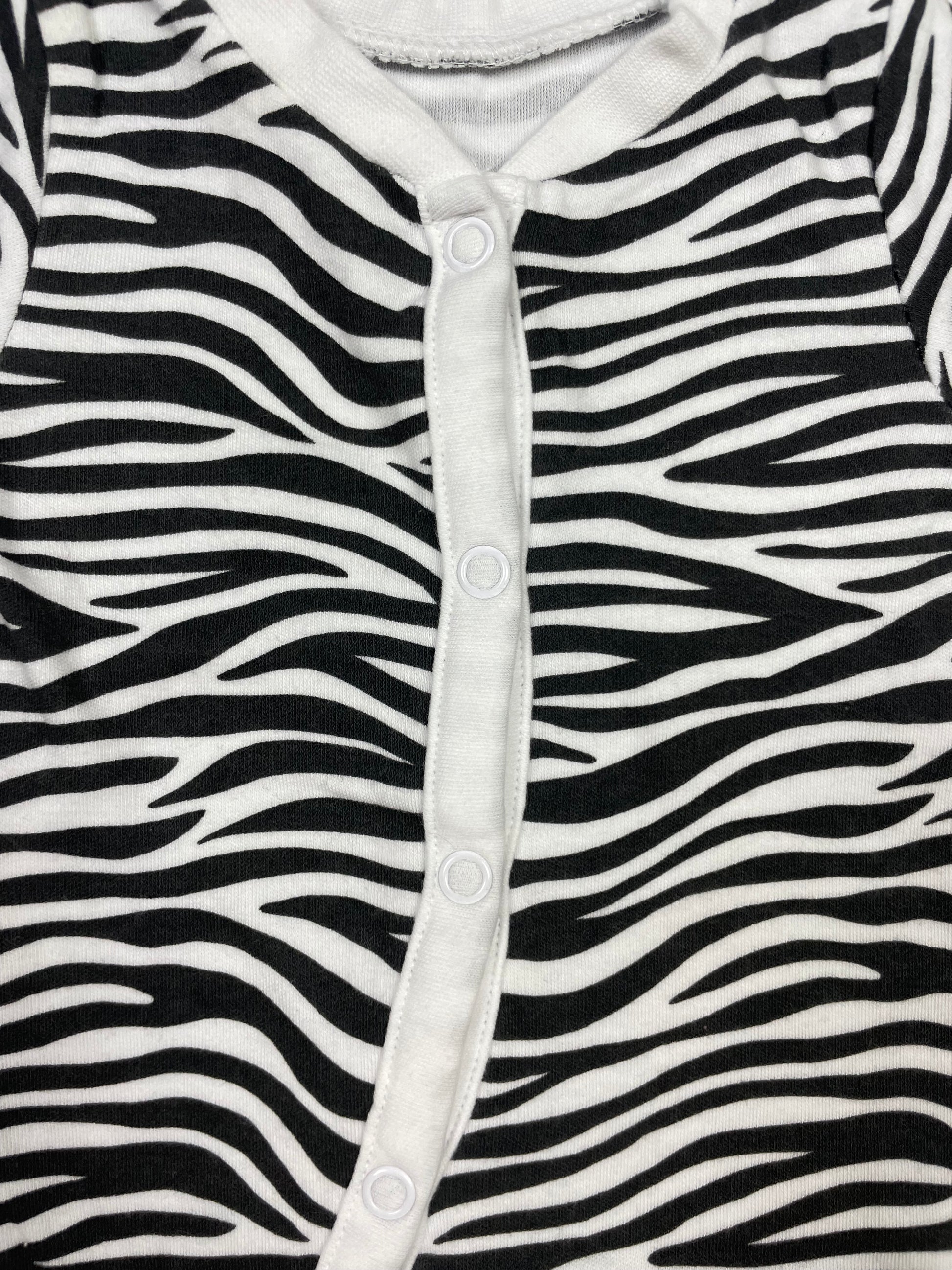 Zebra Overall mit Druckknöpfen von George – detail