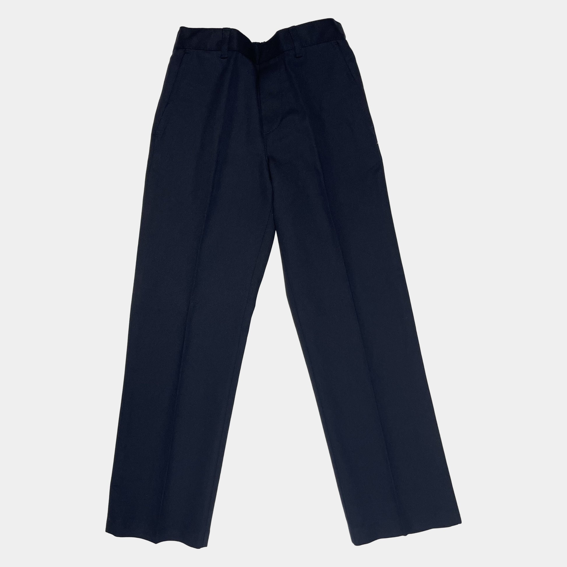 Dunkelblaue Hose mit geradem Schnitt für Jungen, Größe 6–7 Jahre (ca. 116-122 cm). – front