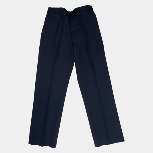 Dunkelblaue Hose mit geradem Schnitt für Jungen, Größe 6–7 Jahre (ca. 116-122 cm). – front