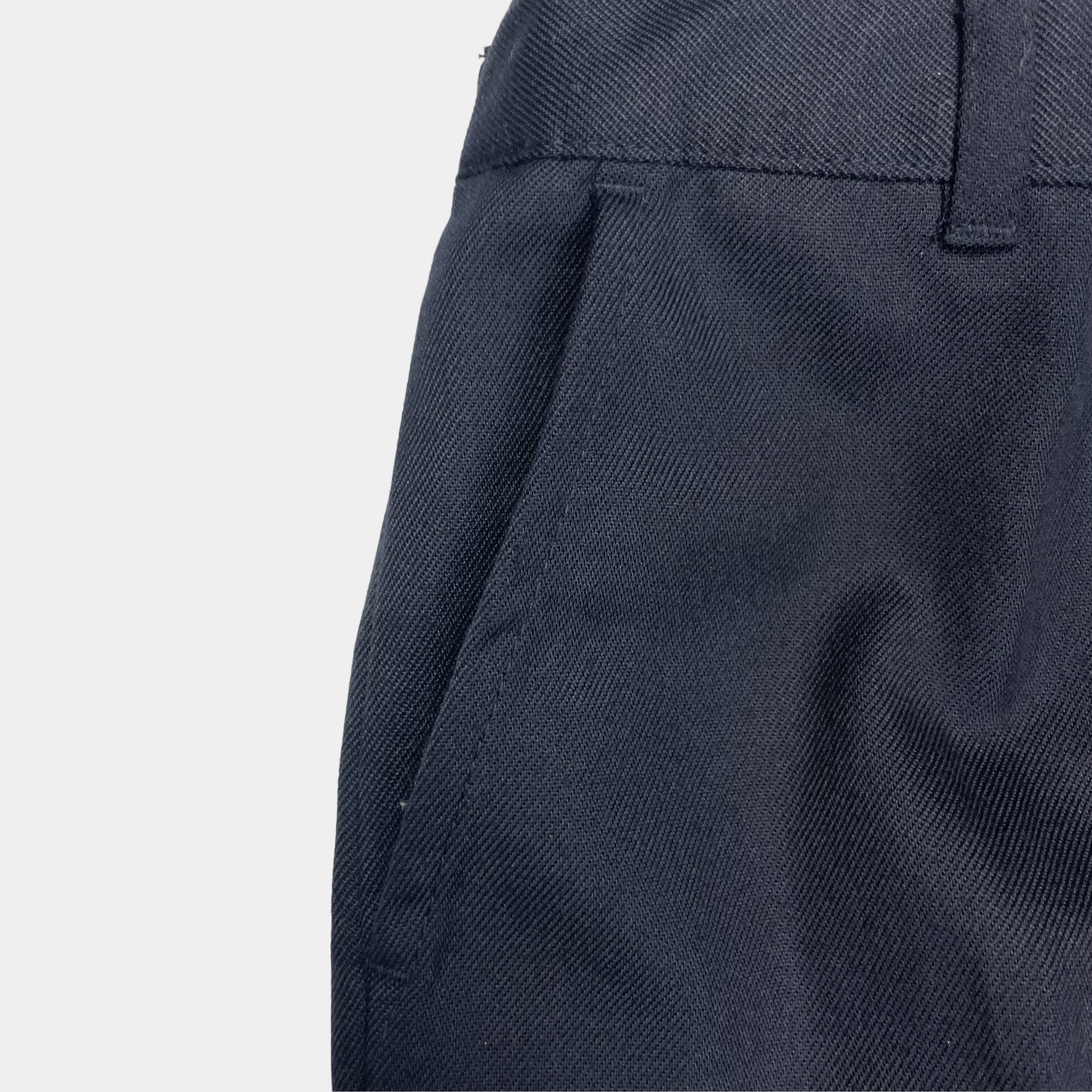 Dunkelblaue Hose mit geradem Schnitt für Jungen, Größe 6–7 Jahre (ca. 116-122 cm). – pocket