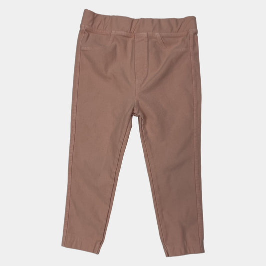 Rosa Hose aus Baumwolle mit elastischem Bund von River Island – front