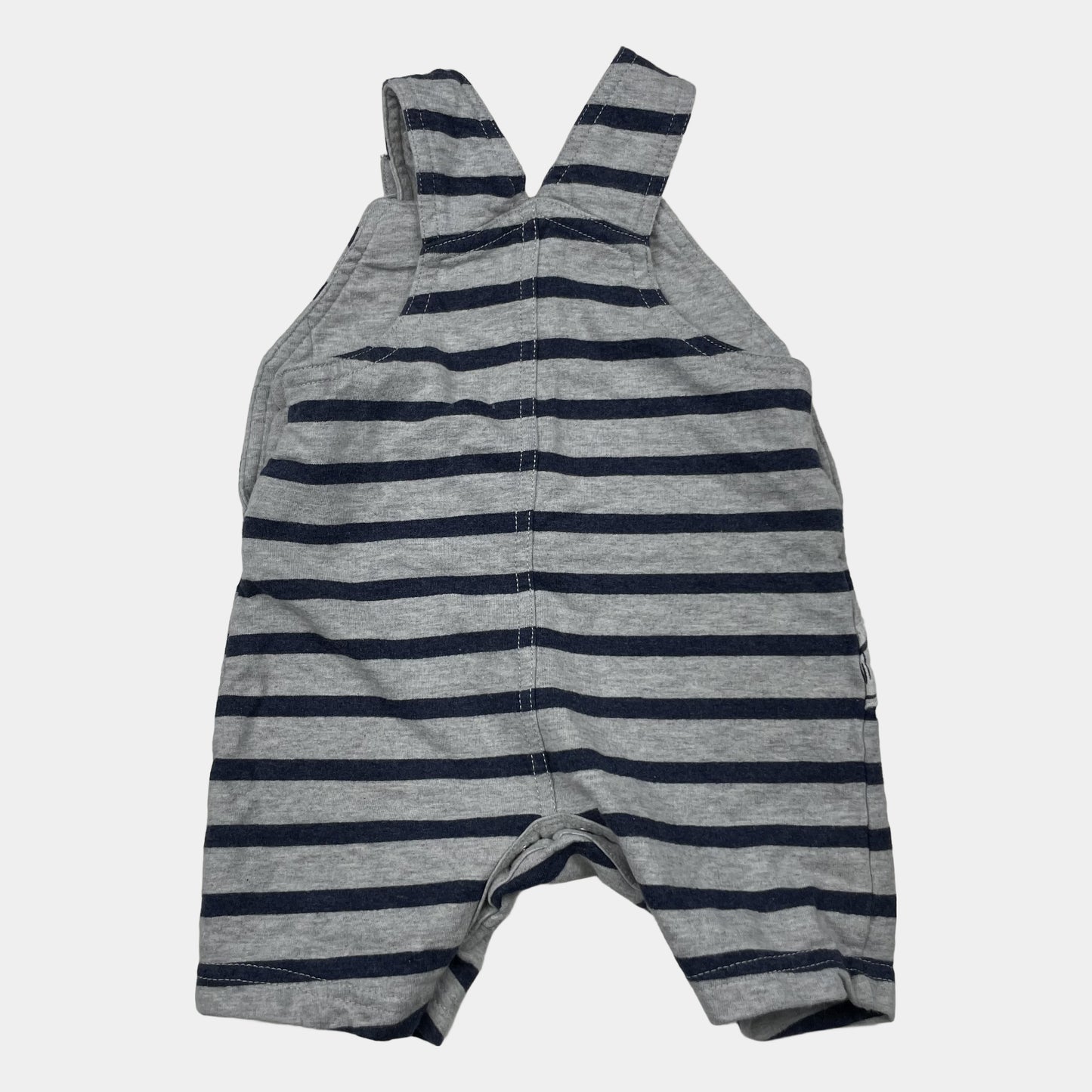 Gestreifter Overall mit Bären und Piglet für Babys – back