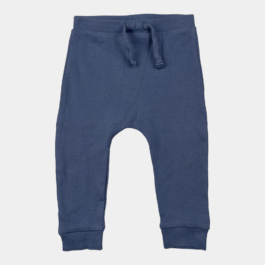 Blaue Baumwollhose für Babys, Größe 6-9 Monate – front