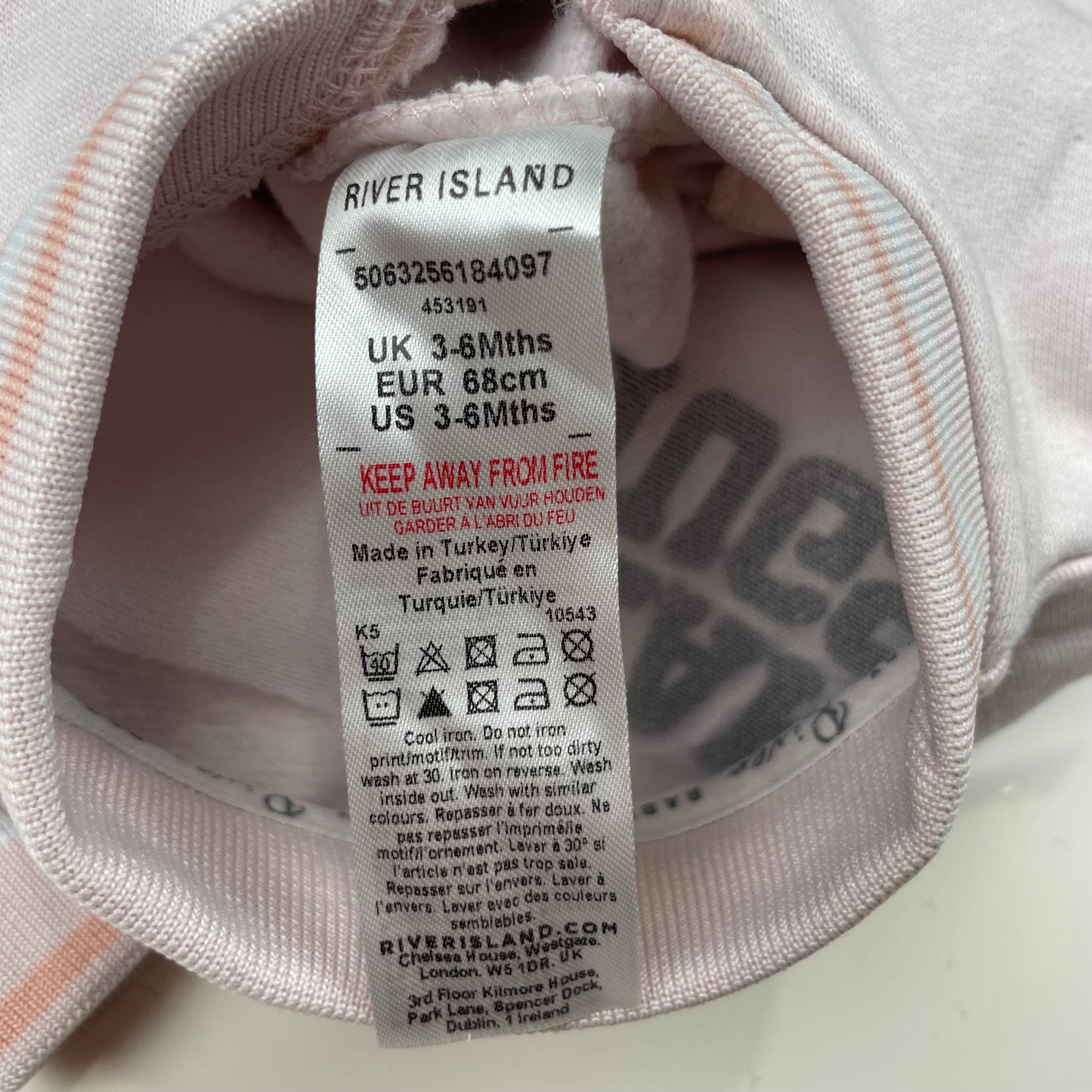 Weißer Polyester-Overall mit niedlichen Teddy-Applikationen – label