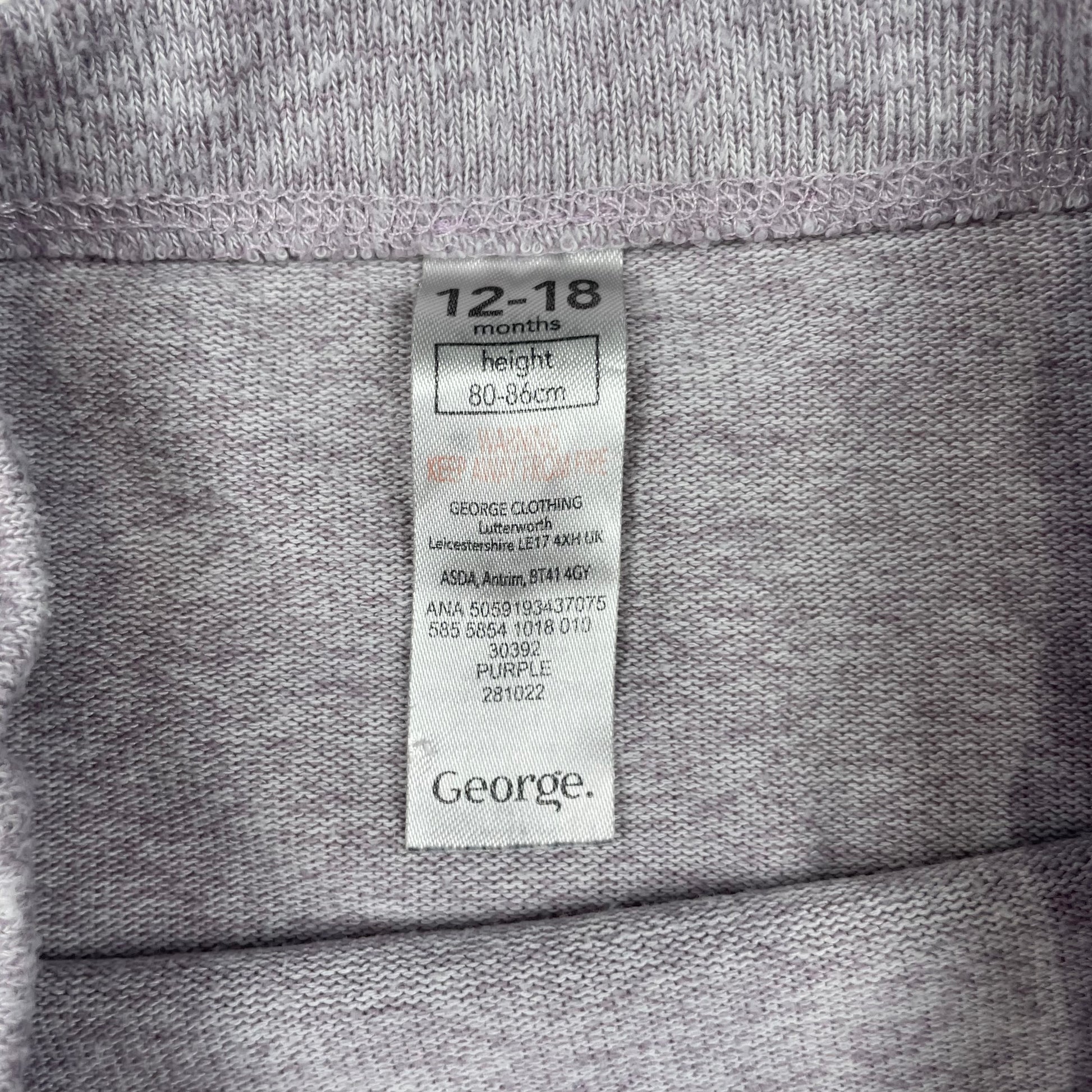 Graue Strumpfhose für Kleinkind – label