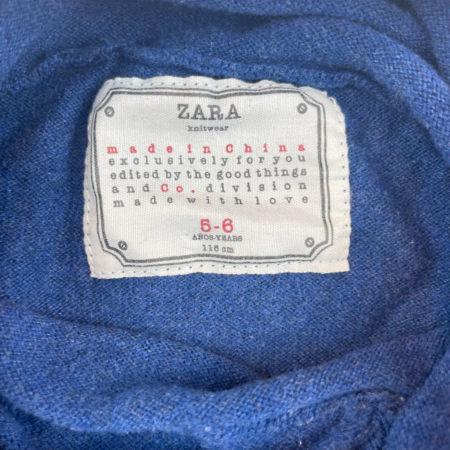Blauer Baumwoll-Pullover mit Kapuze und Aufdruck "GREAT 1" auf der Vorderseite – label