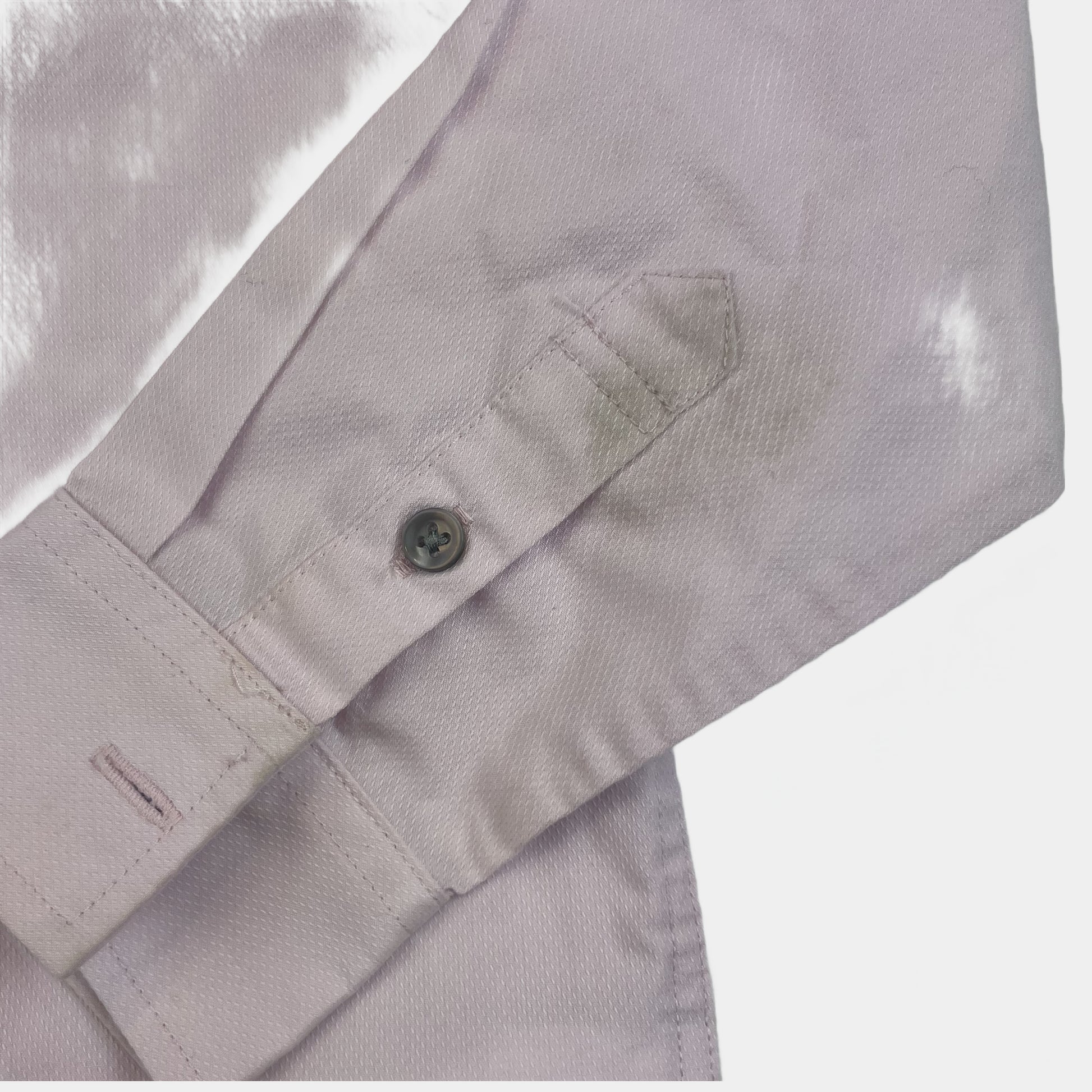 Rosa Langarm-Hemd aus Polyester und Baumwolle für Kinder – sleeve