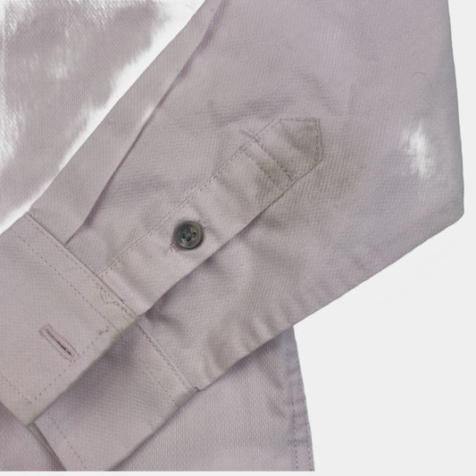 Rosa Langarm-Hemd aus Polyester und Baumwolle für Kinder – sleeve