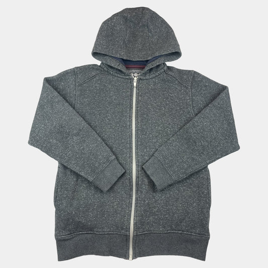 Graue Kapuzenjacke aus Baumwolle-Polyester für Kinder, Größe 8–9 Jahre, von Matalan. – front