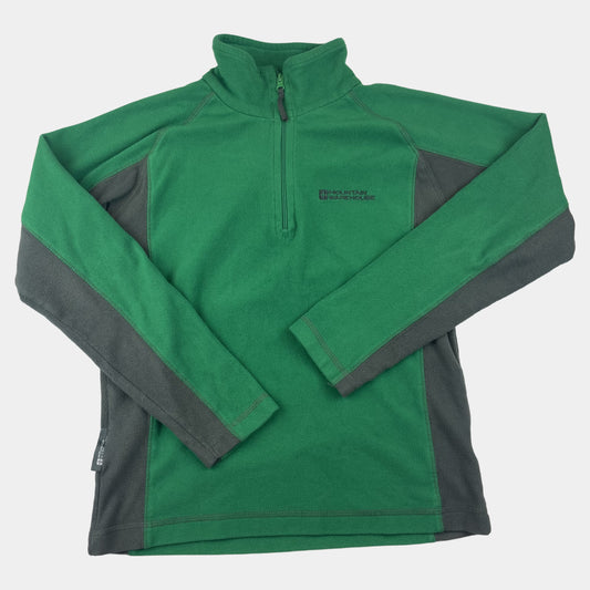 Grüner Mountain Warehouse Fleece-Pullover für Kinder – front