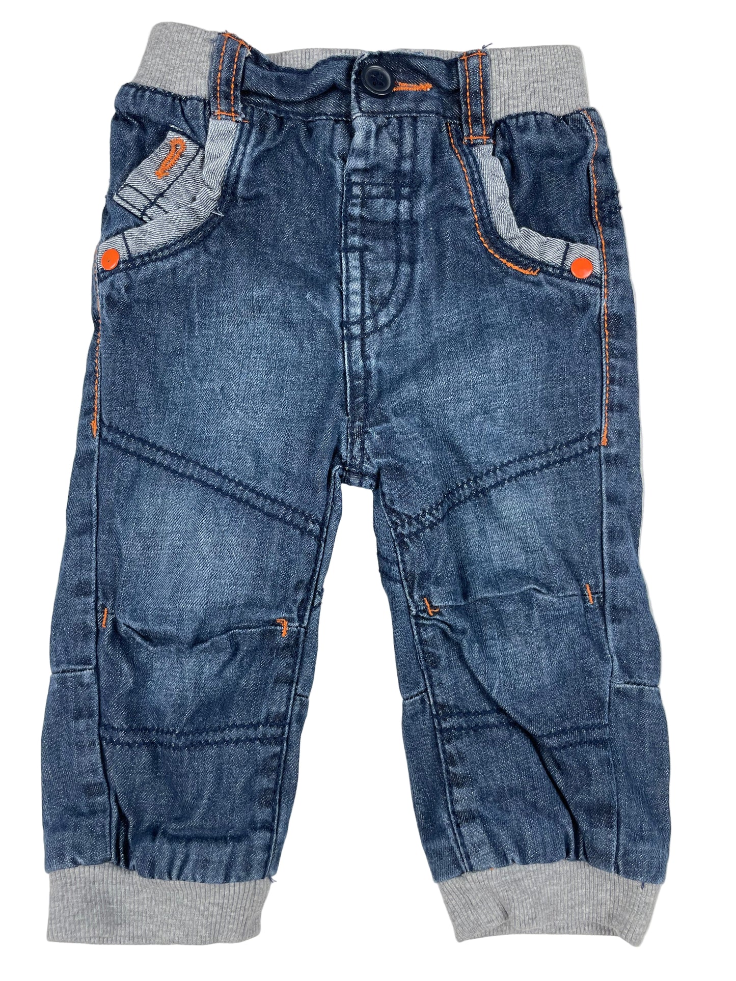 George Baby Jungen Jeanshose, Denim, 6–9 Monate – front