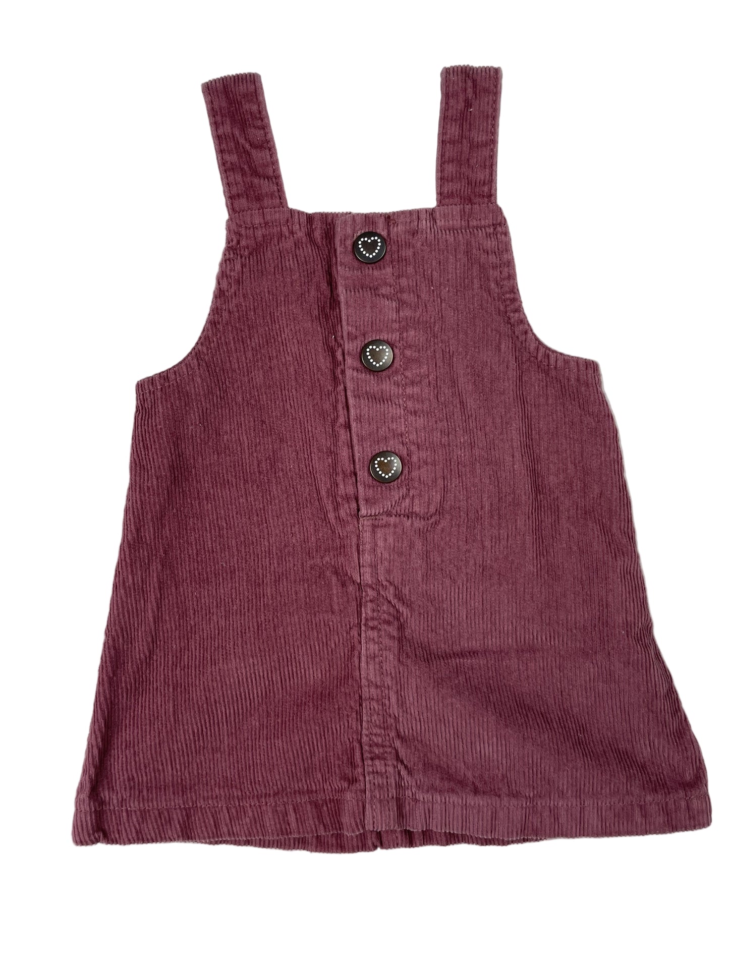 Rosa Cordkleid von F&F Baby, 0–3 Monate – front