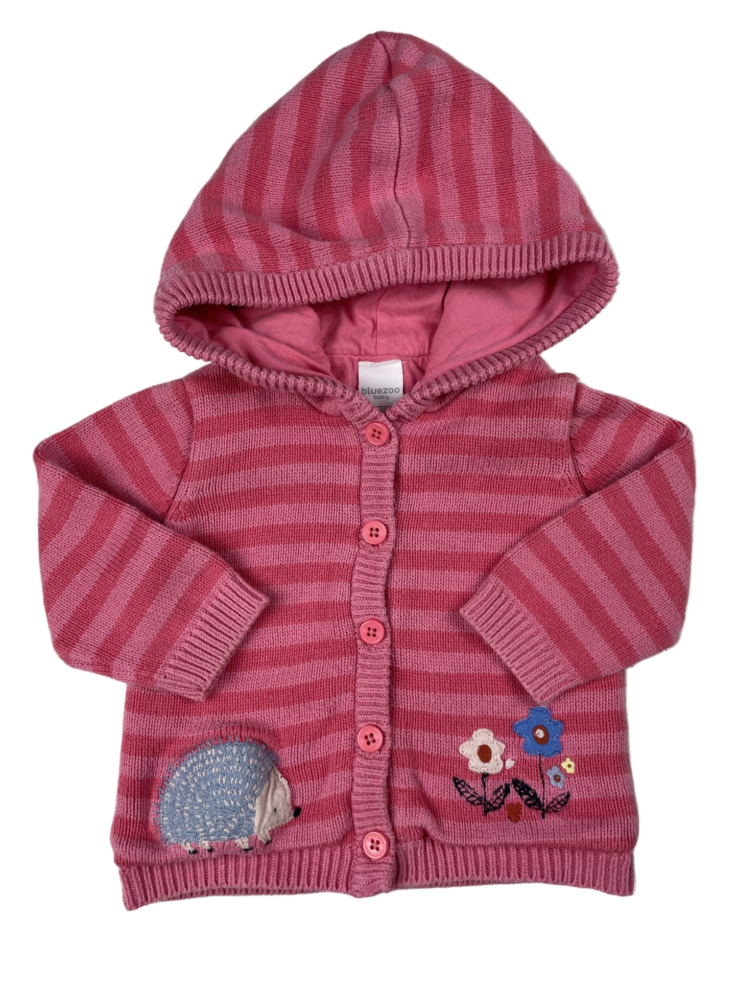 Rosa Babyhose aus Baumwolle von bluezoo, Größe 3–6 Monate – front