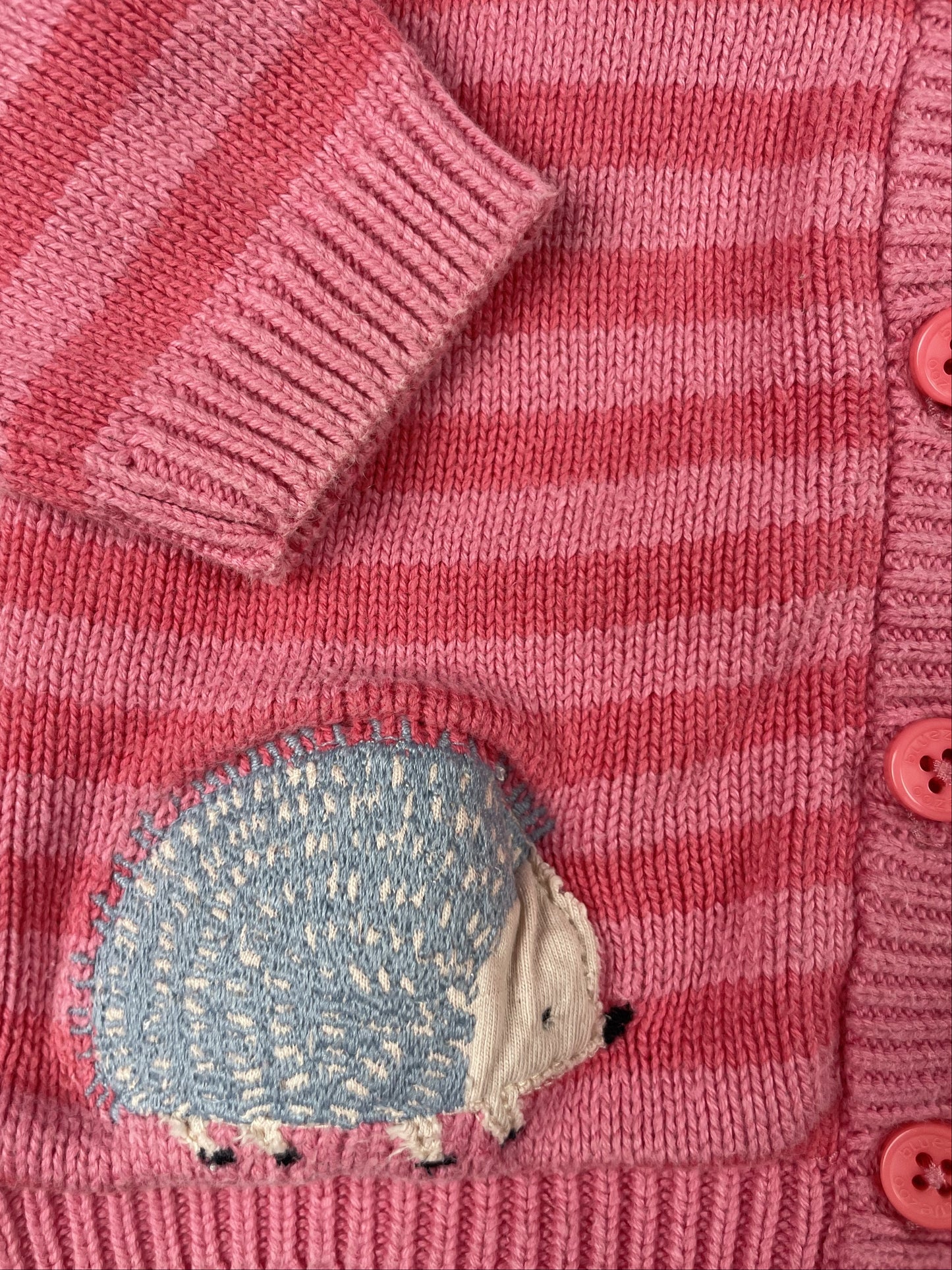 Rosa Babyhose aus Baumwolle von bluezoo, Größe 3–6 Monate – detail