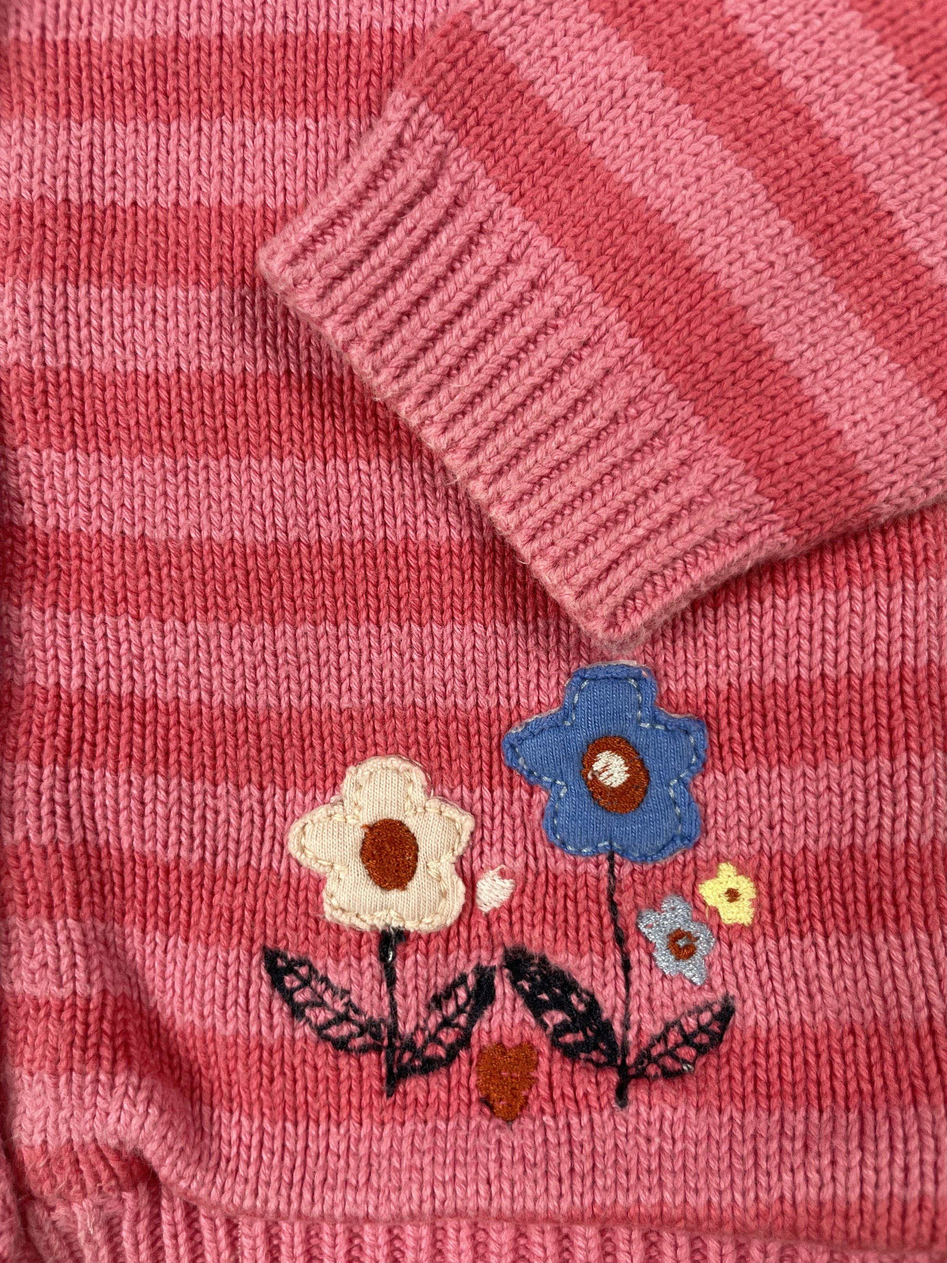 Rosa Babyhose aus Baumwolle von bluezoo, Größe 3–6 Monate – detail