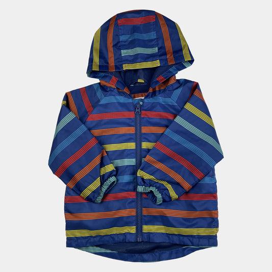 Bunte Regenjacke mit Kapuze für Kinder 12-18 Monate – front